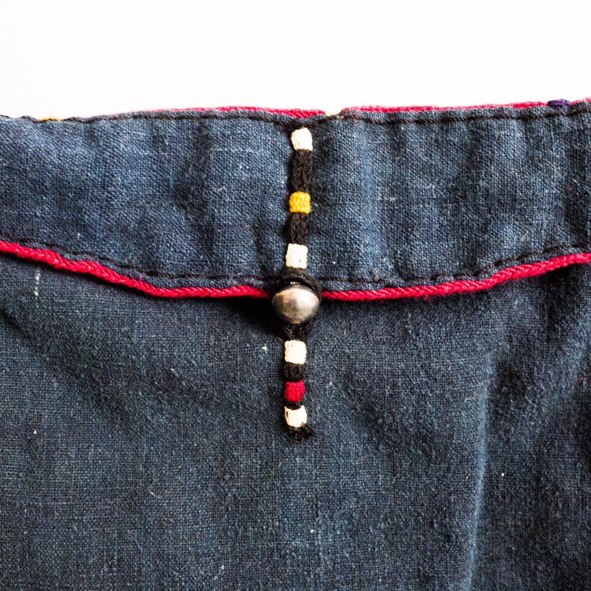 カレン族藍染め手織り肩掛けポーチ