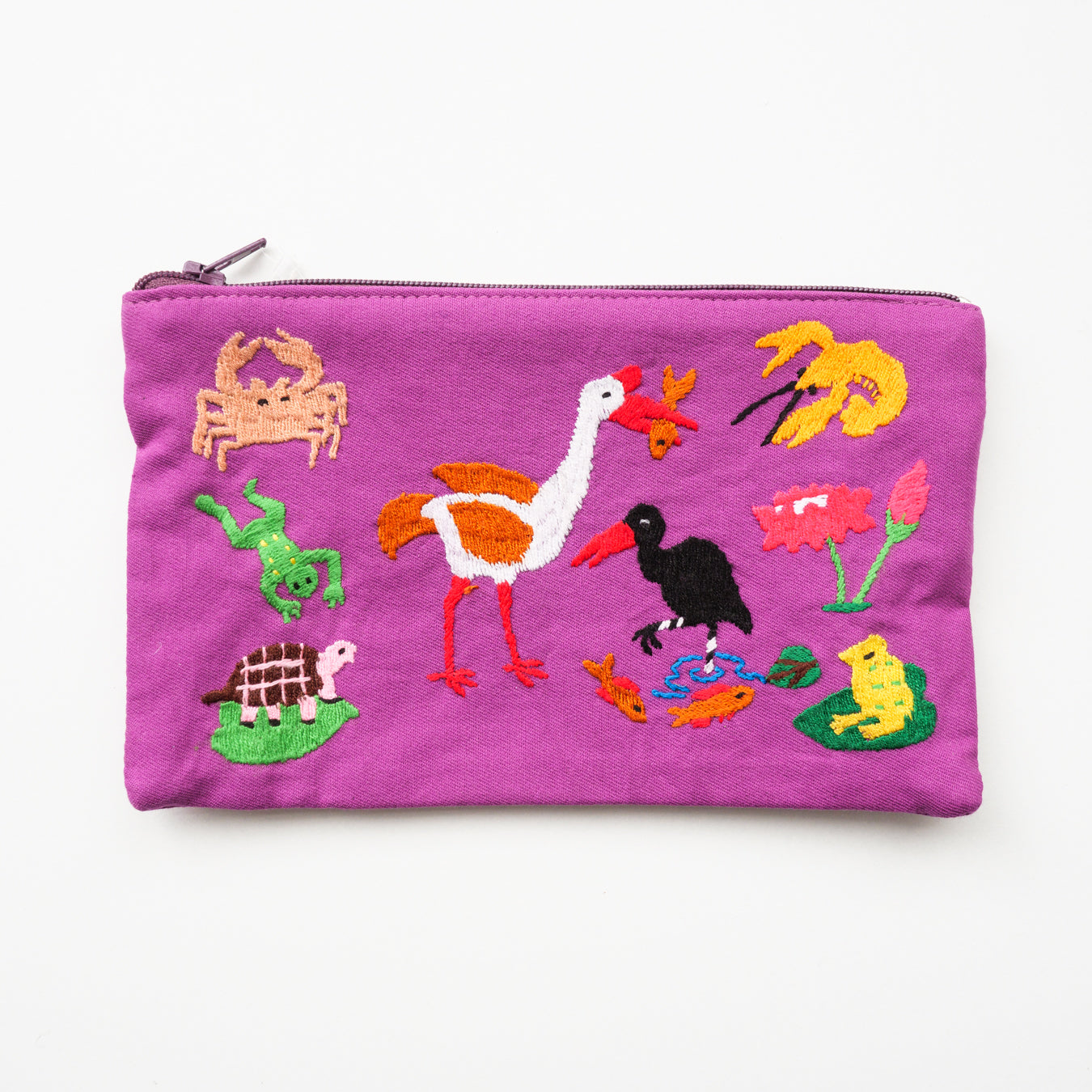 モン族手刺繍ポーチ (Thuadin シリーズ)