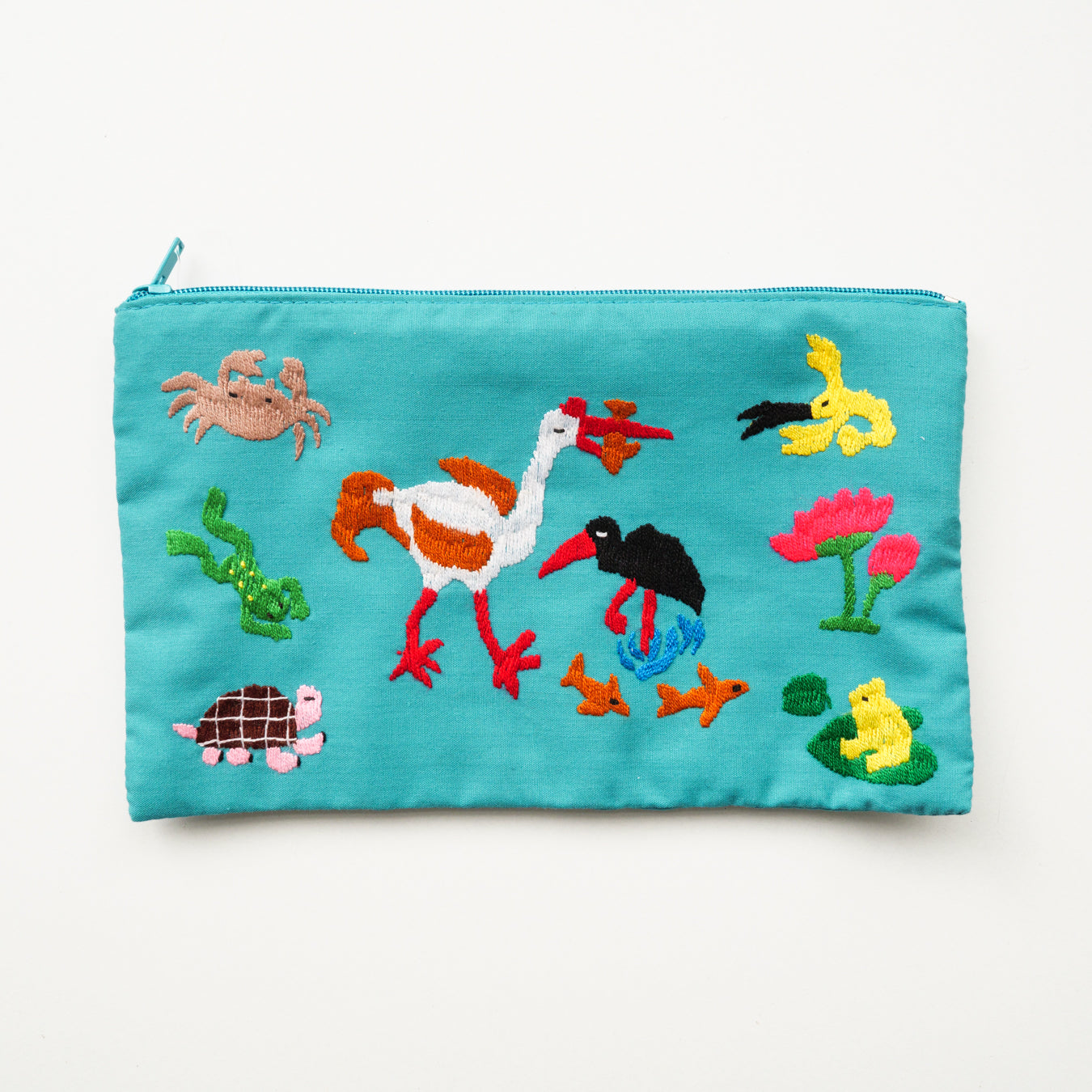 モン族手刺繍ポーチ (Thuadin シリーズ)