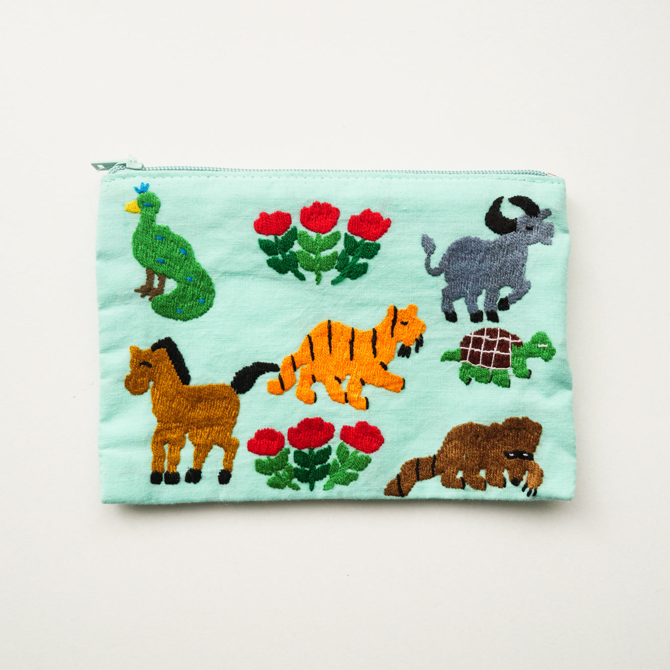 モン族手刺繍ポーチ (Thuadin シリーズ)