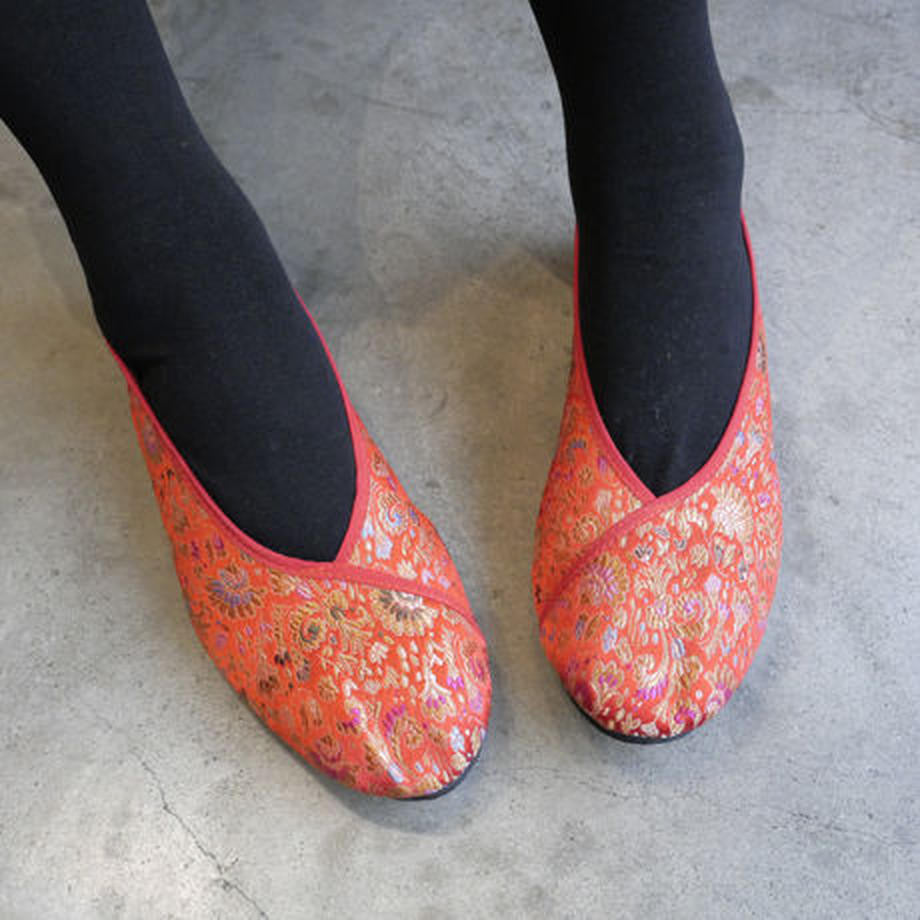 台湾刺繍靴(小花模様シリーズ)