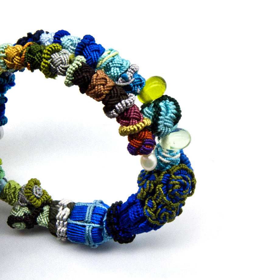 モロッコボタンブレスレット(ワイヤー式)