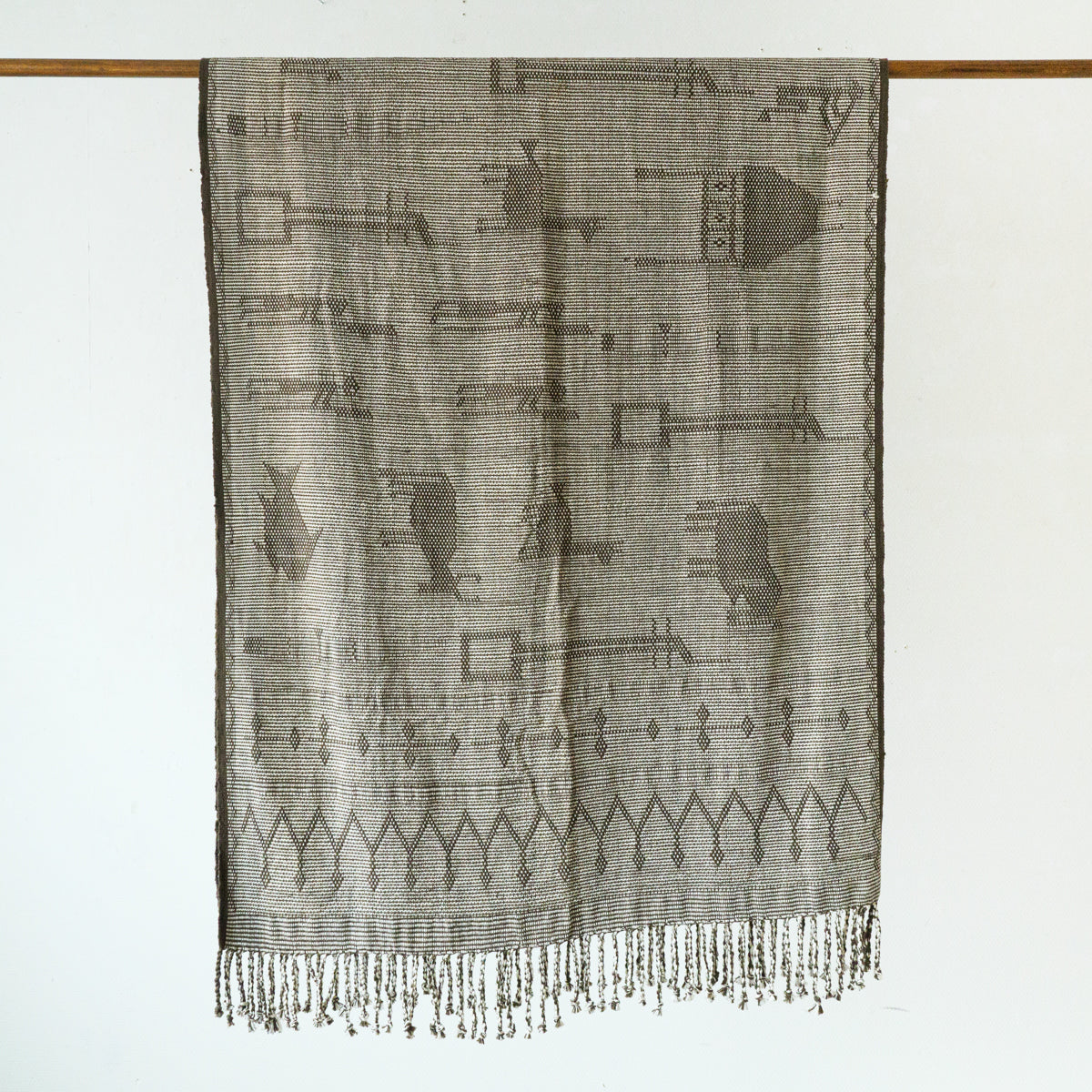 カリエン族手織りタペストリー