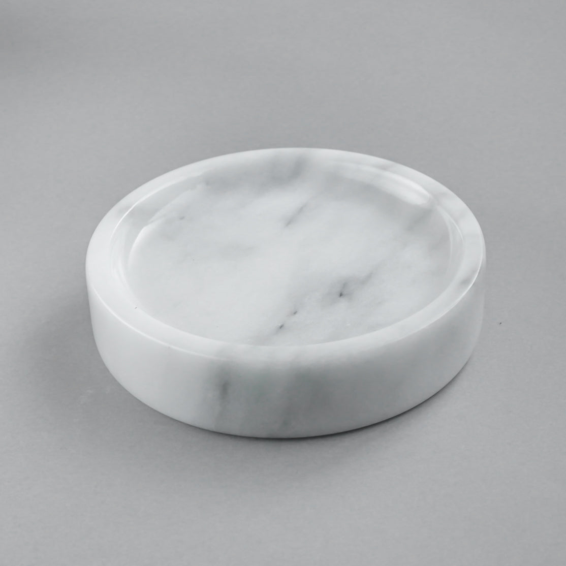サークル浅型大理石トレイ