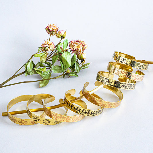 バティックブラスバングル