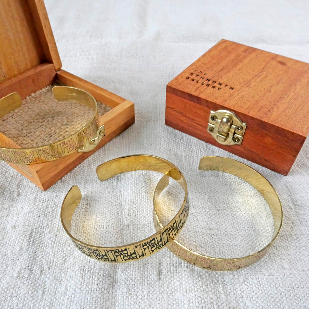 バティックブラスバングル