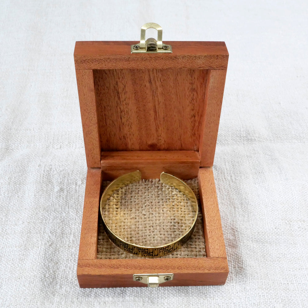 バティックブラスバングル