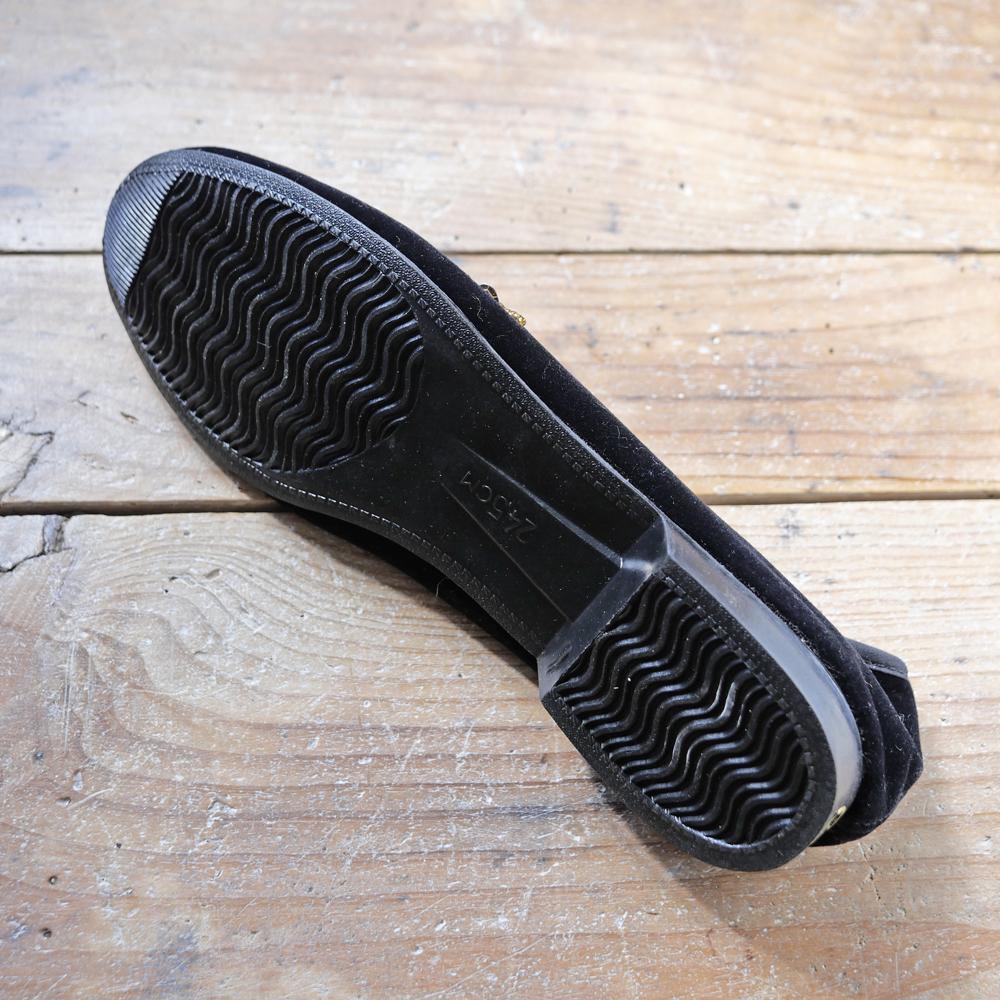 ヴェルベットビーズ靴