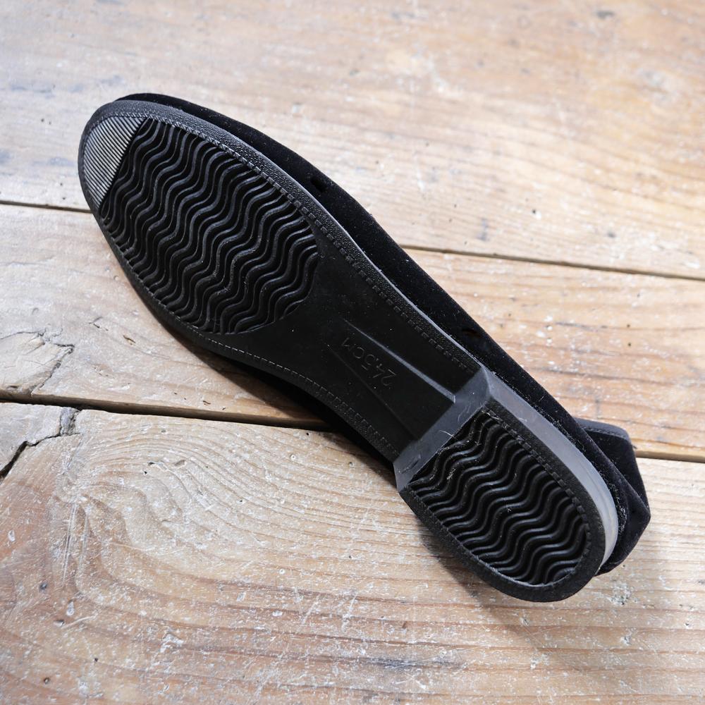 ヴェルベットビーズ靴