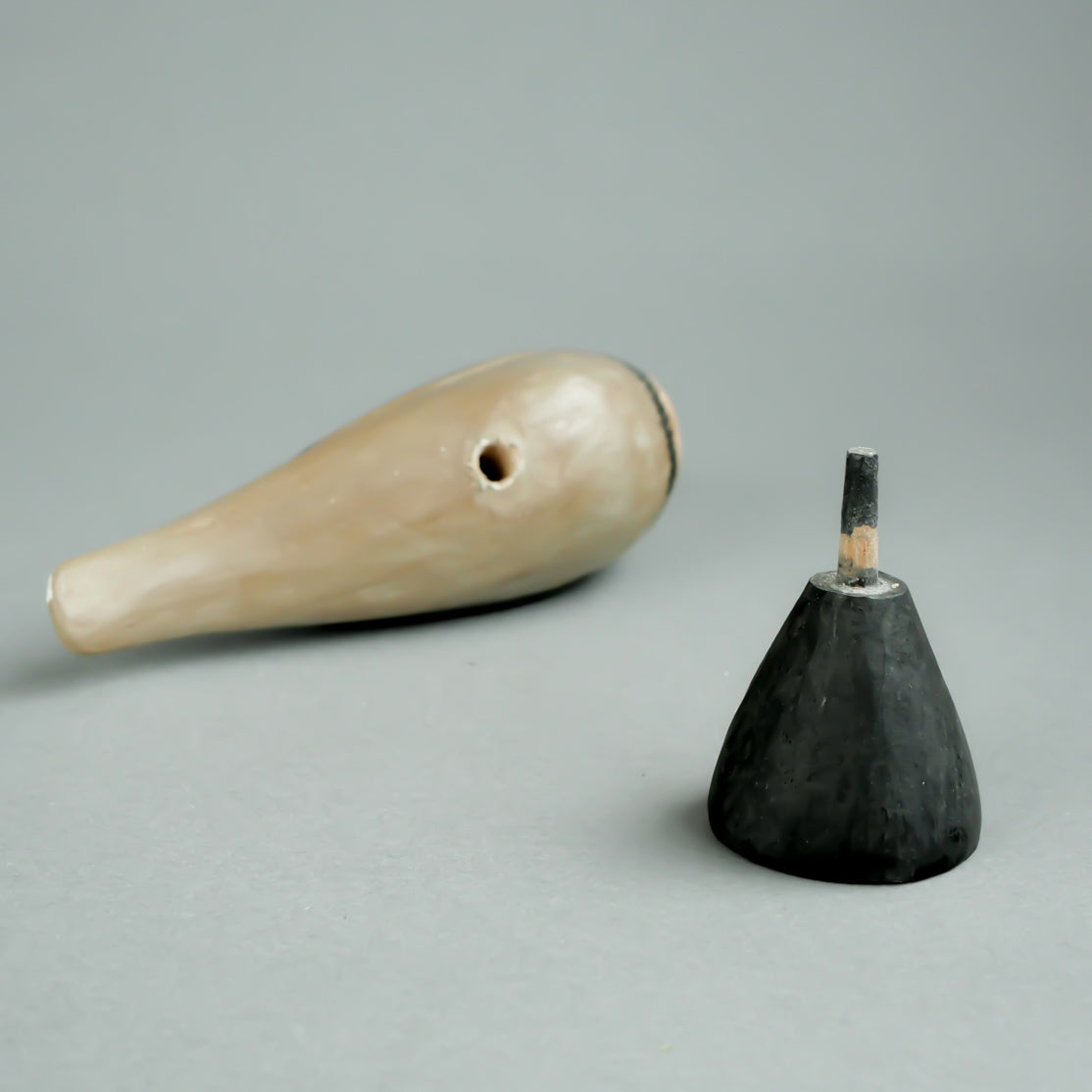 木彫りバードスタンド