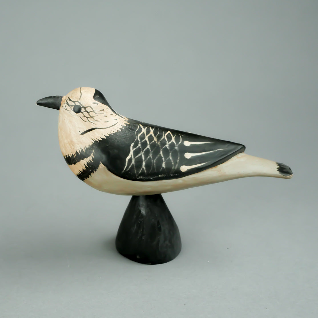 木彫りバードスタンド