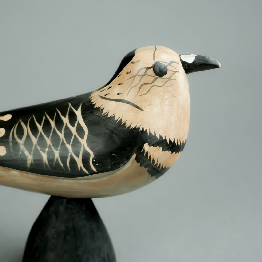 木彫りバードスタンド