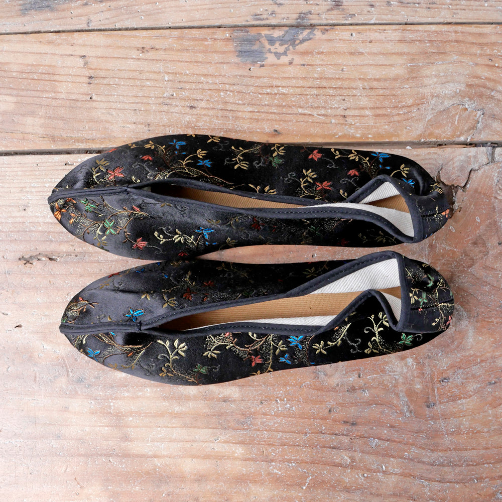 台湾刺繍靴(小花模様シリーズ)