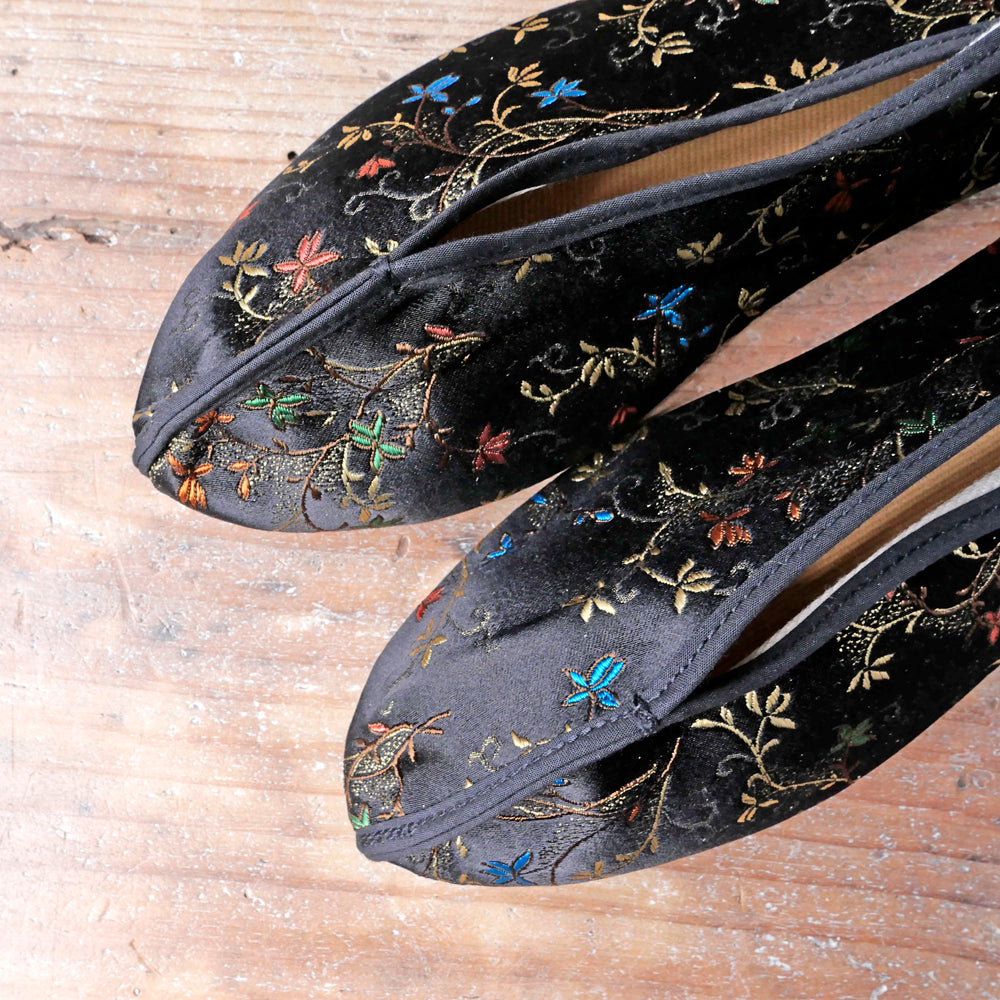 台湾刺繍靴(小花模様シリーズ)