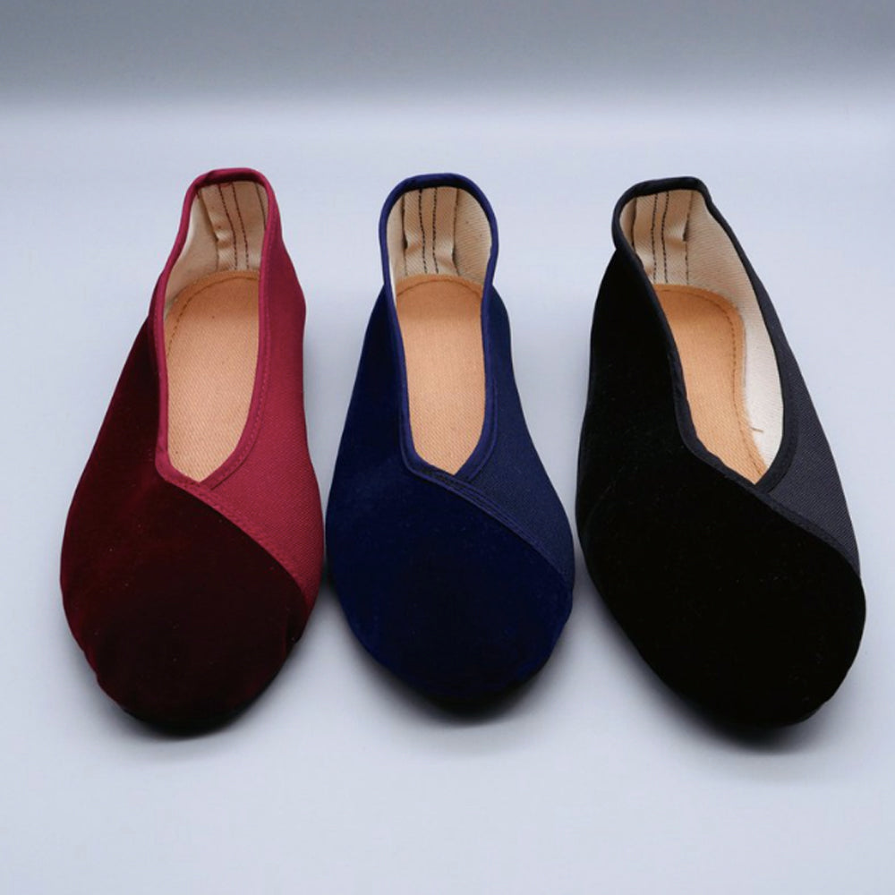 ヴェルベットキャンバスシューズ(黒色)