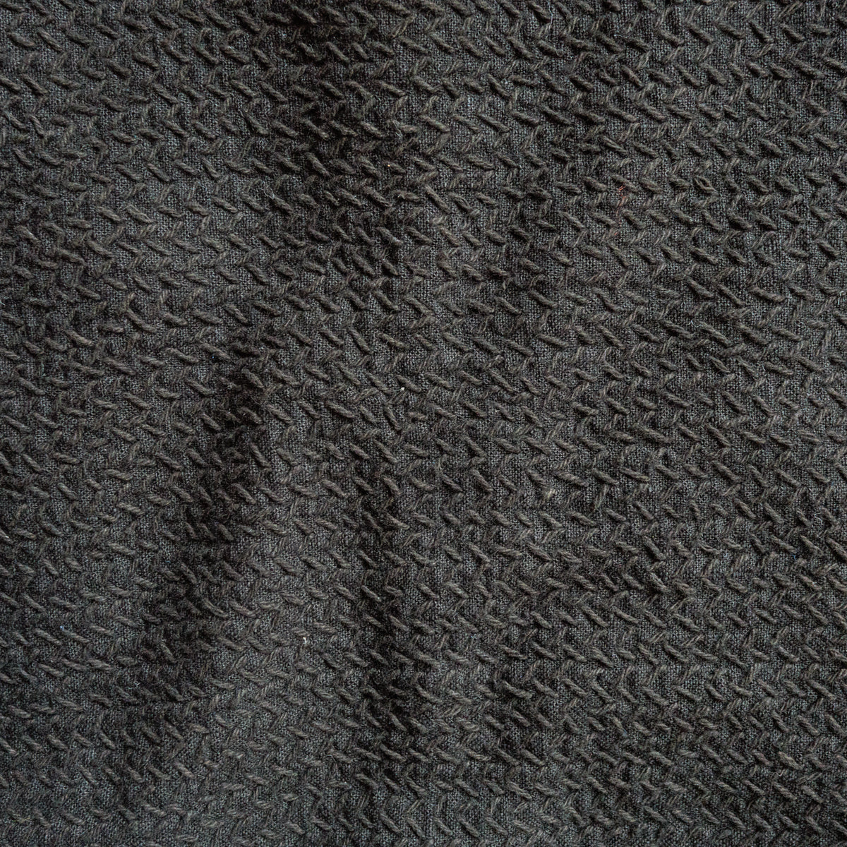 ヤオ族刺し子草木染ブラウス(黒)