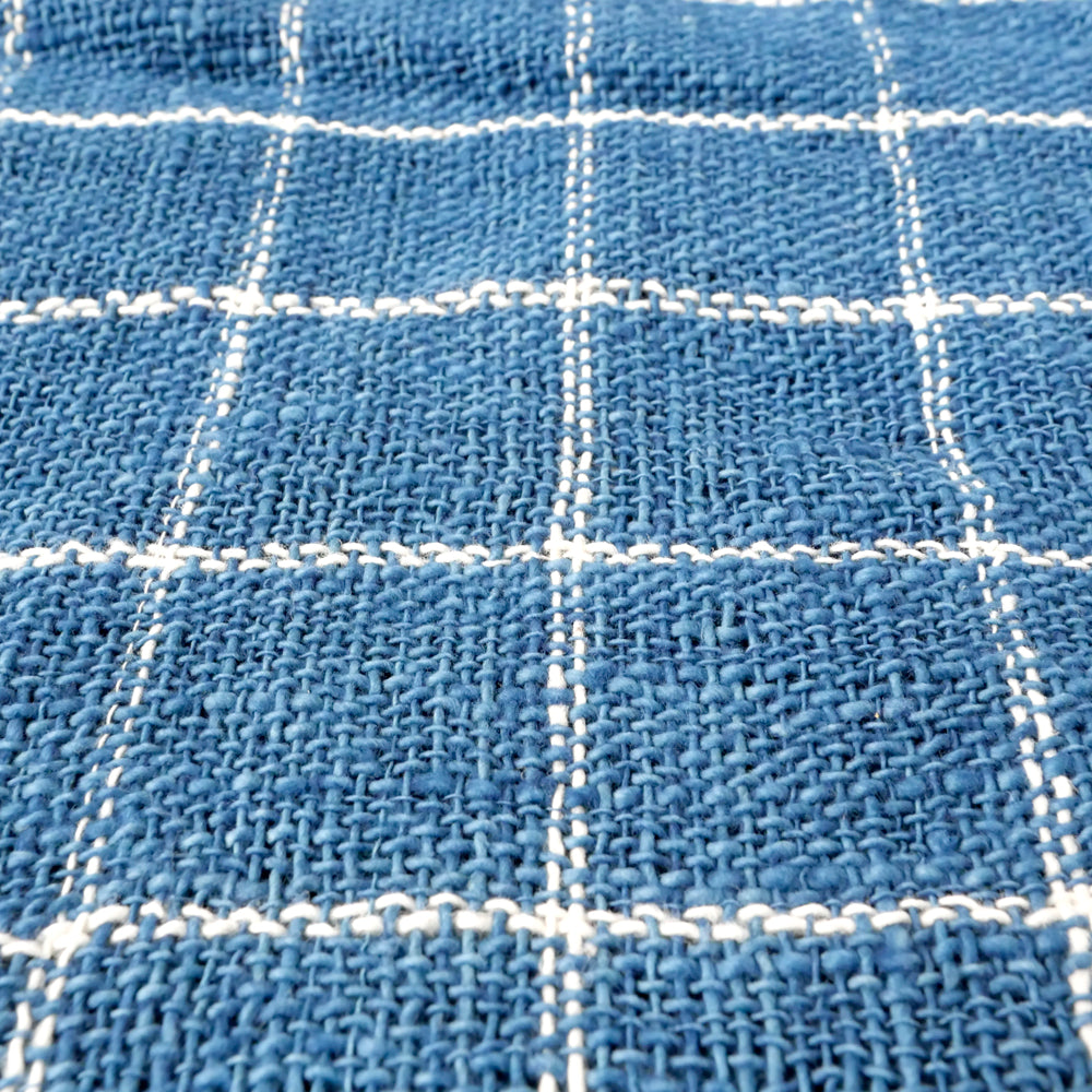 手紡ぎ草木染めストール(L)