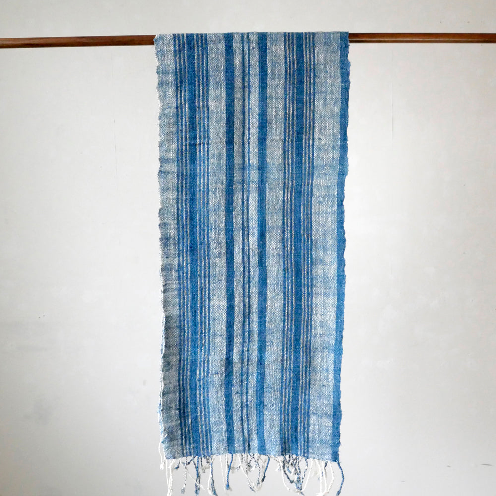 手紡ぎ草木染めストール(M)