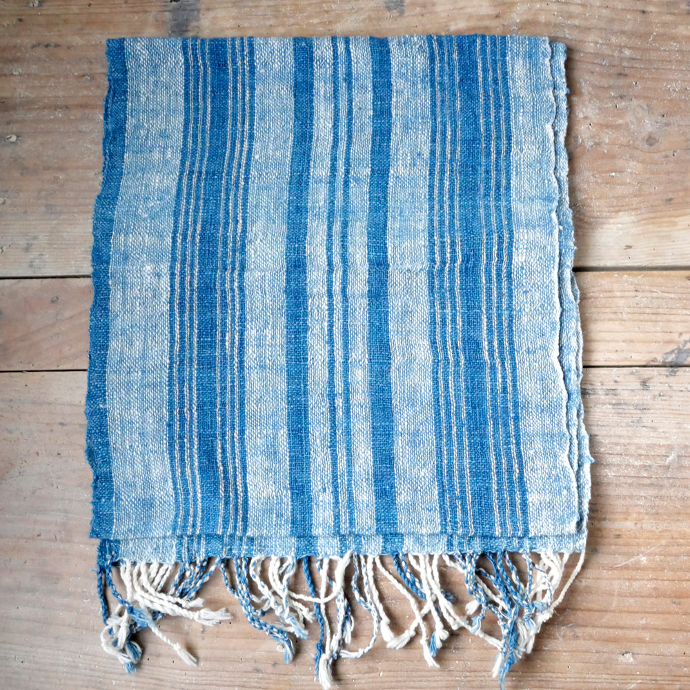 手紡ぎ草木染めストール(M)