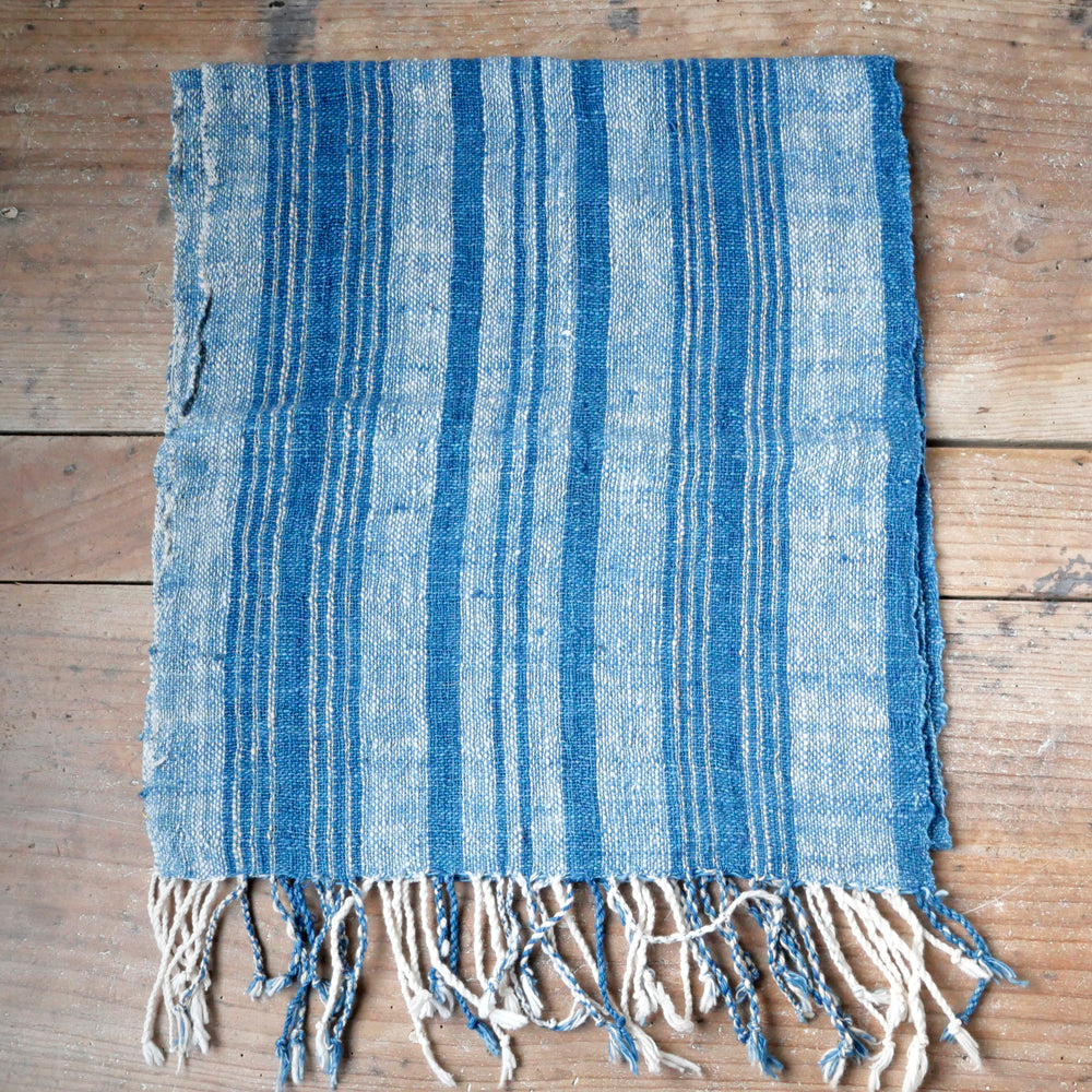 手紡ぎ草木染めストール(M)