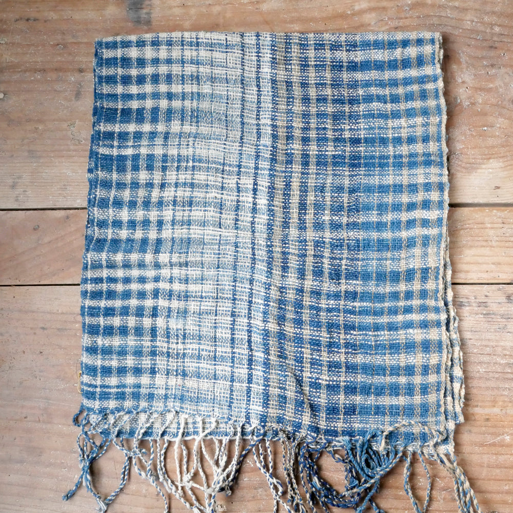 手紡ぎ草木染めストール(M)