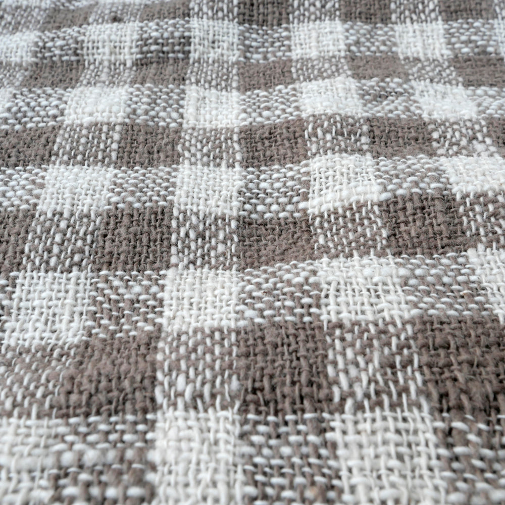 手紡ぎ草木染めストール(L)