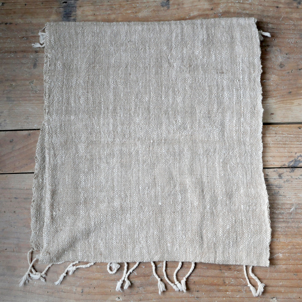 手紡ぎ草木染めストール(M)