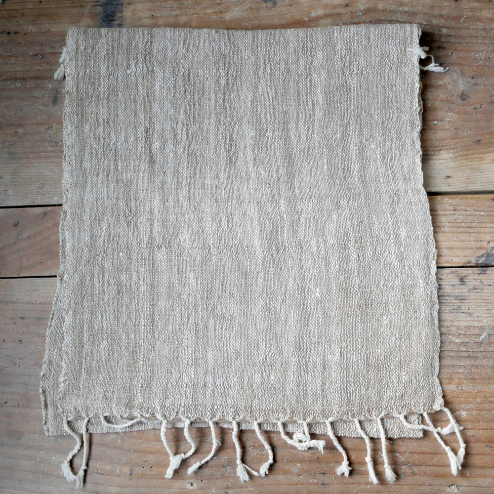 手紡ぎ草木染めストール(M)