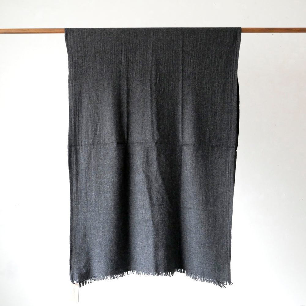 カシミヤ大判ストール(原毛色)