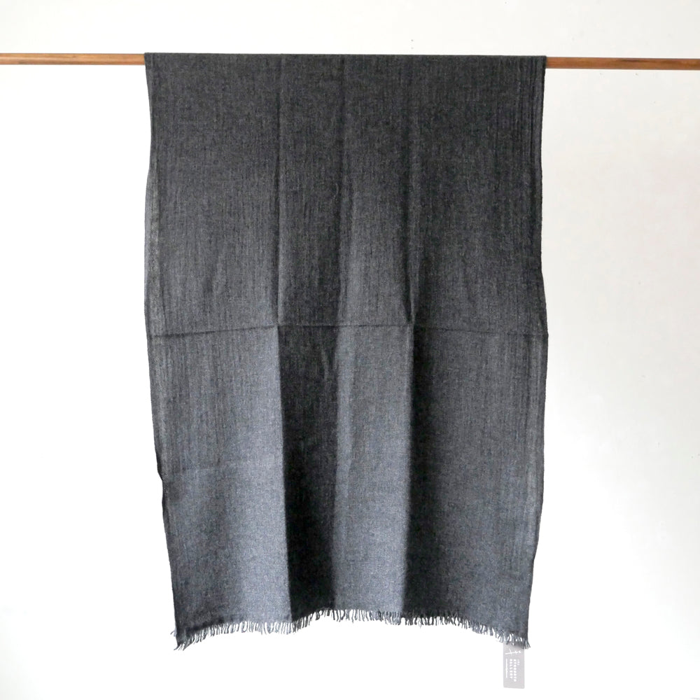 カシミヤ大判ストール(原毛色)