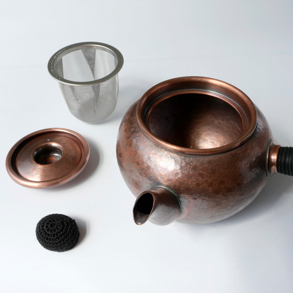 銅製急須丸形(中)かさね