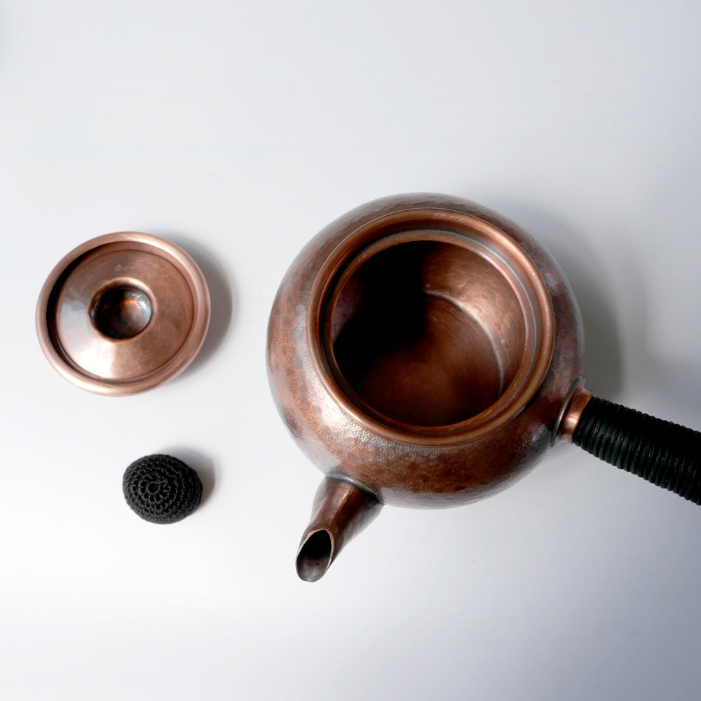 銅製急須丸形(中)かさね