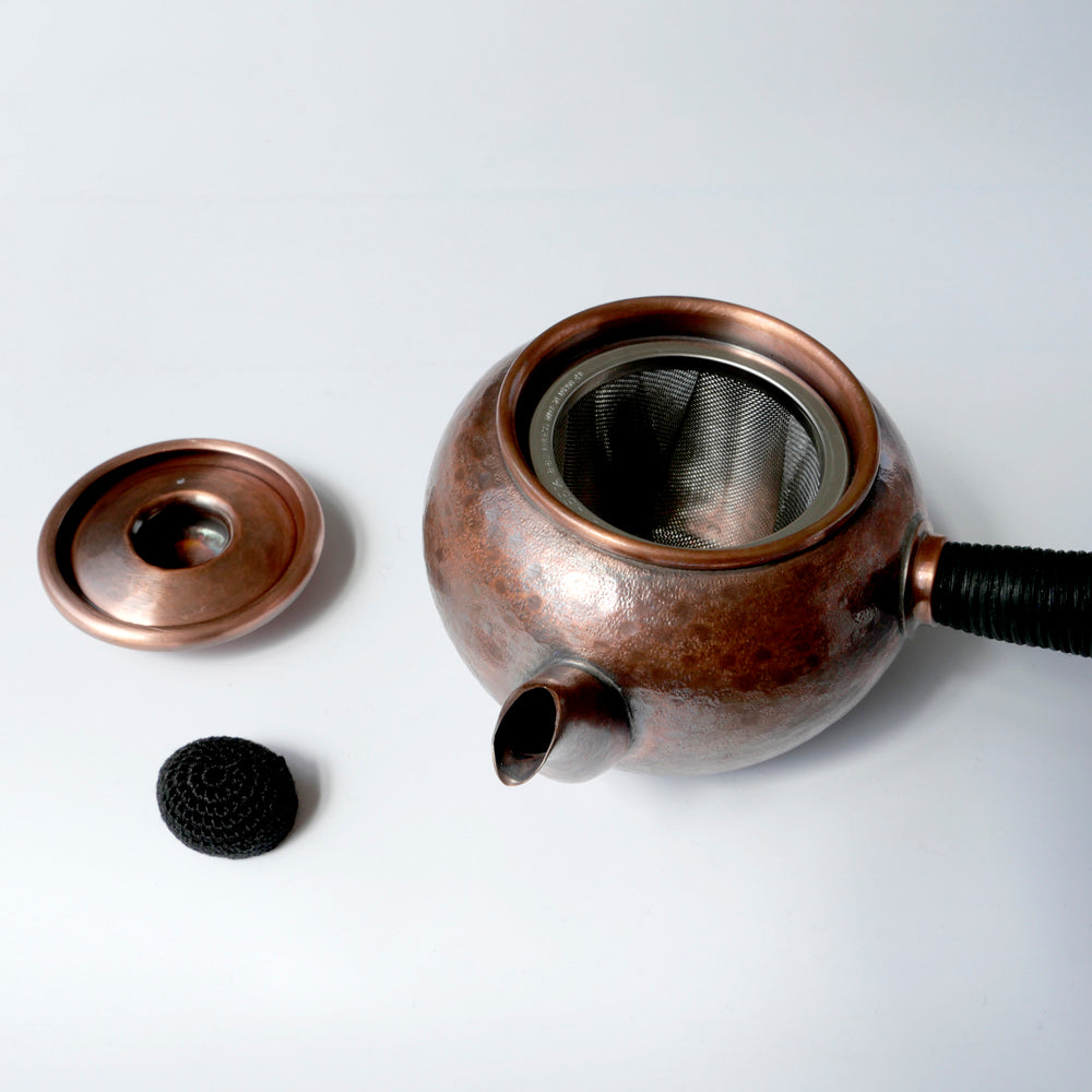 銅製急須丸形(中)かさね