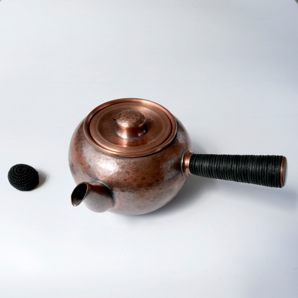 銅製急須丸形(中)かさね