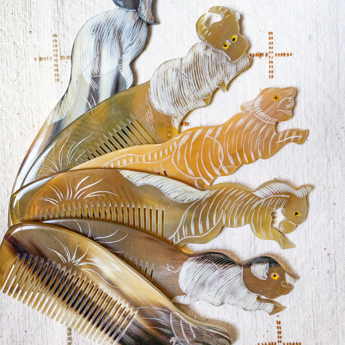 水牛角櫛(アニマルシリーズ)