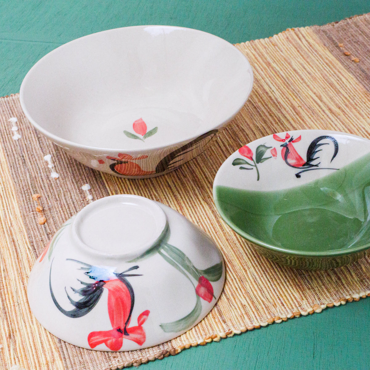 ランパーン鶏椀(緑色シリーズ)