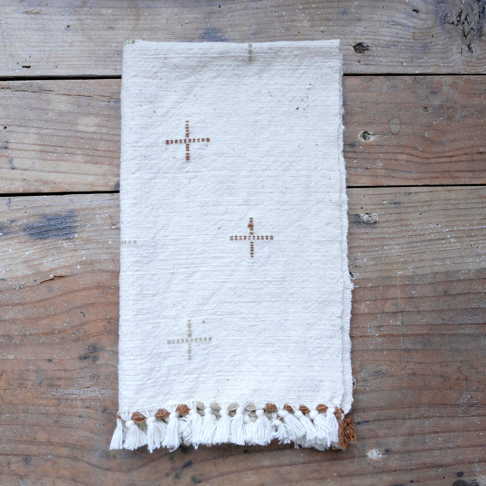 手紡ぎハンドタオル