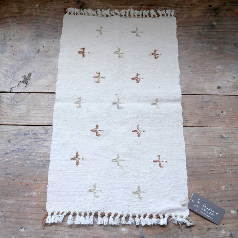 手紡ぎハンドタオル