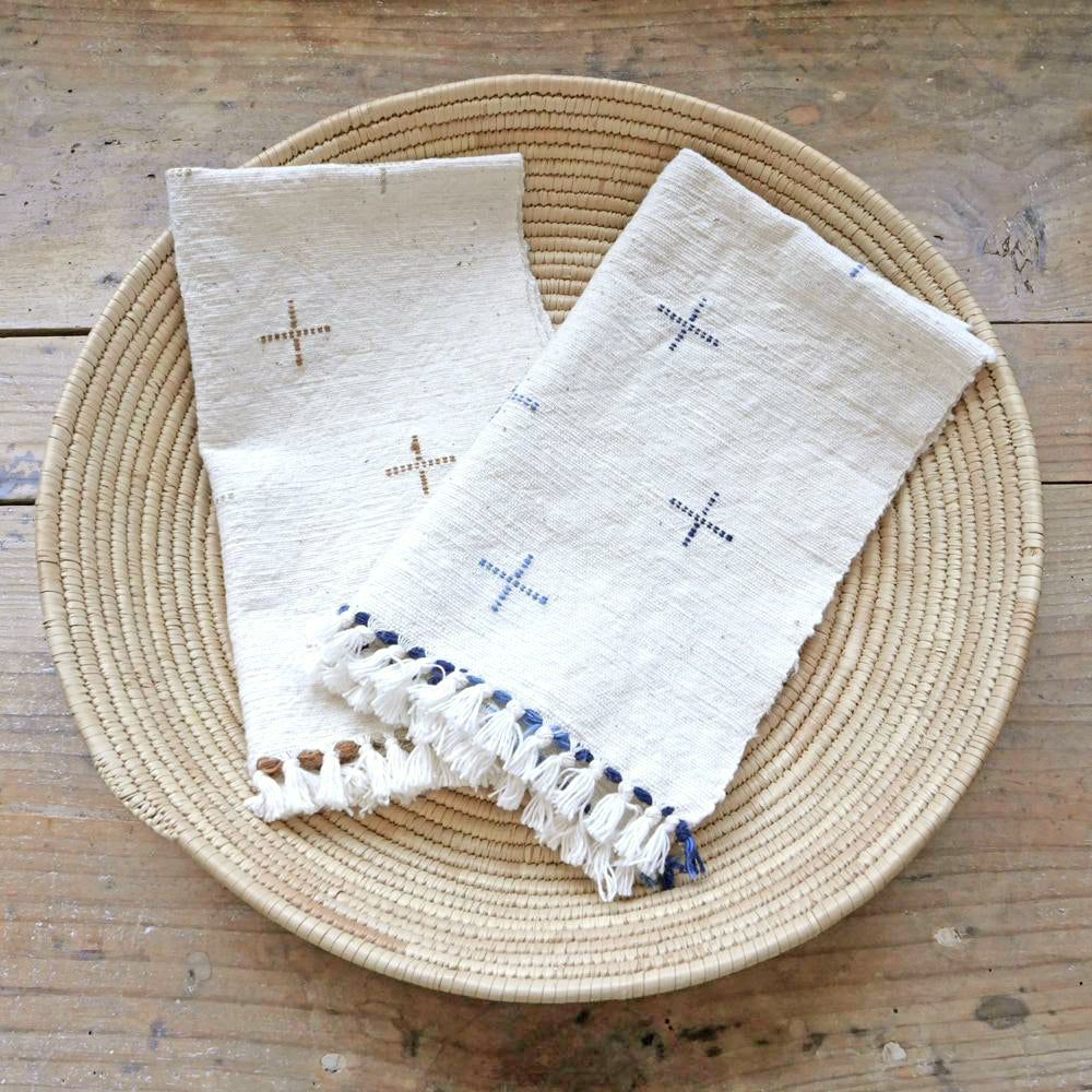 手紡ぎハンドタオル