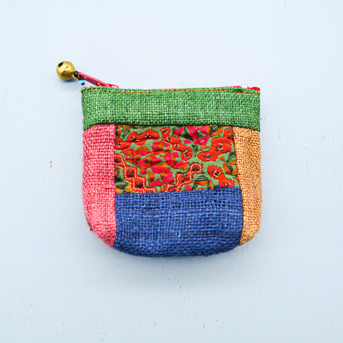 モン族パッチワークポーチ