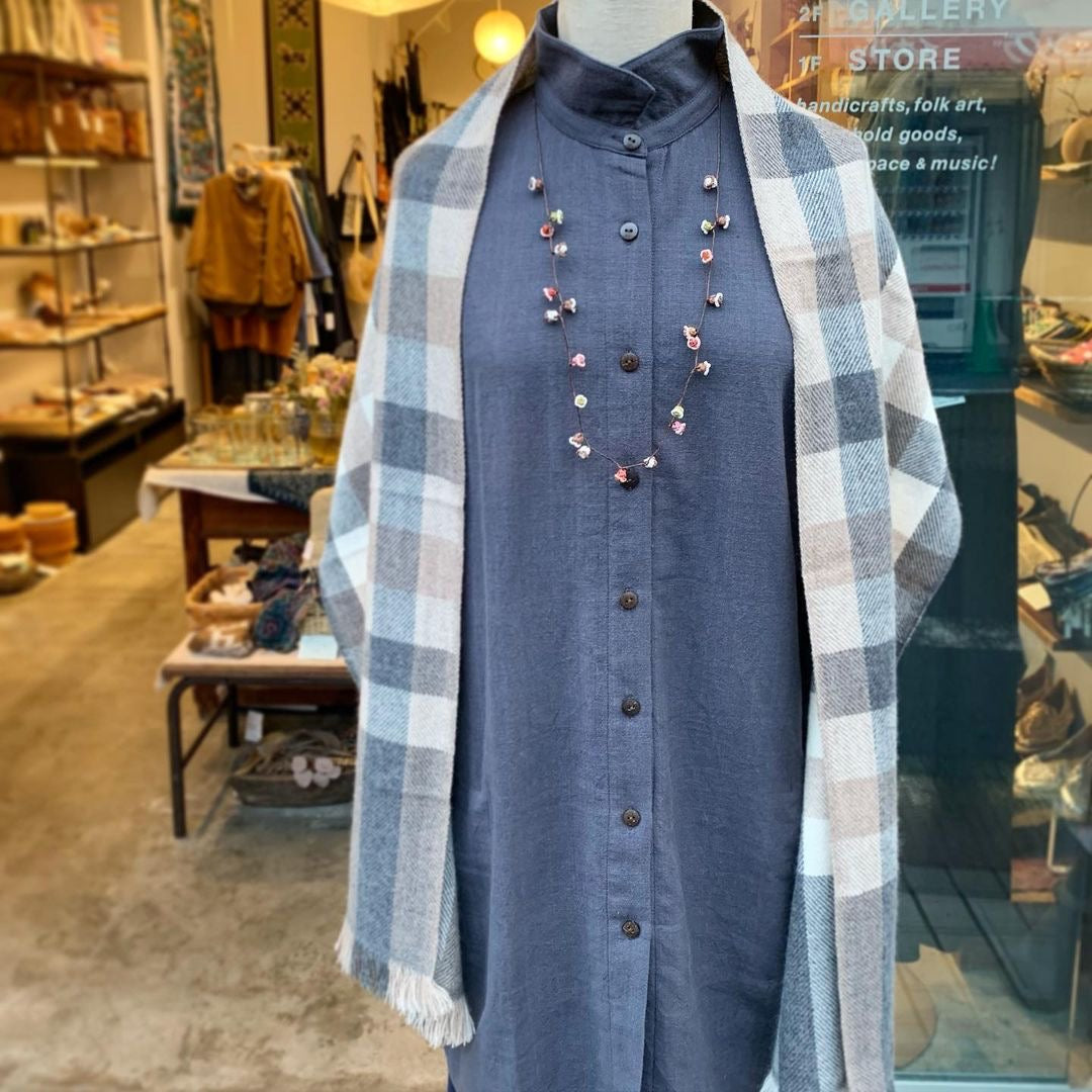 カシミヤマフラー(原毛色)