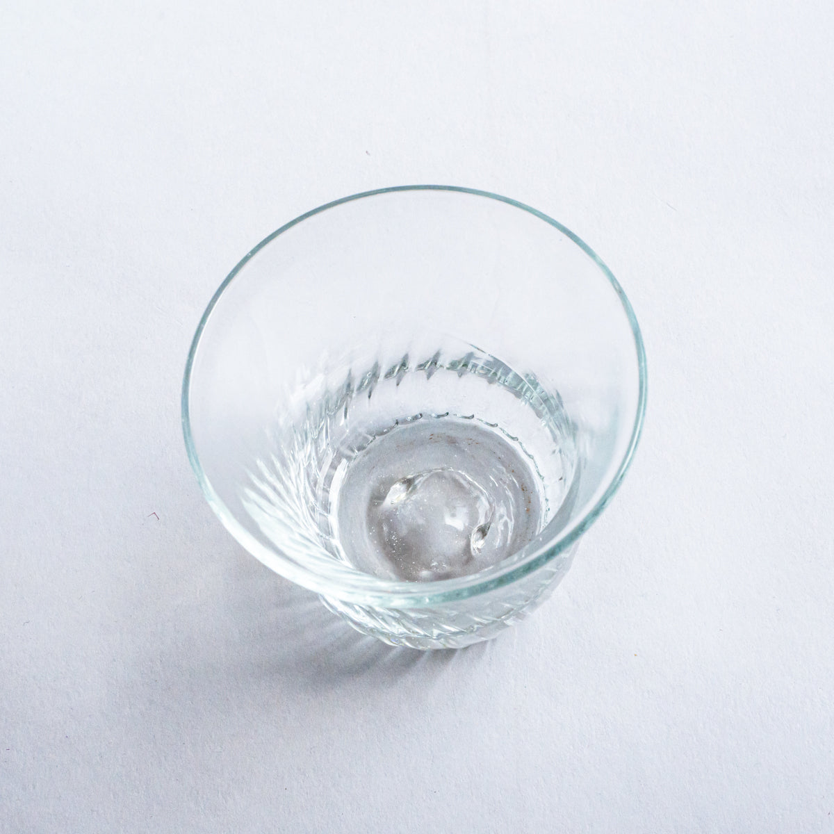 再生ガラスカップ(渦巻き)
