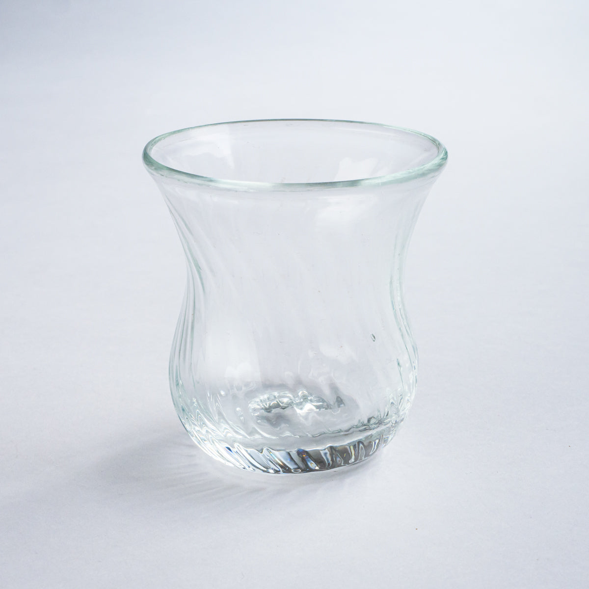 再生ガラスカップ(渦巻き)