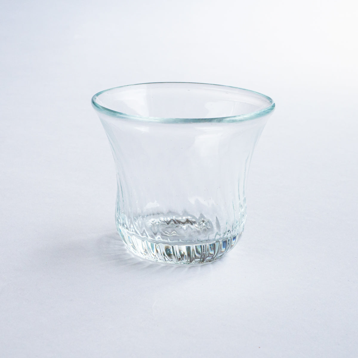 再生ガラスカップ(渦巻き)
