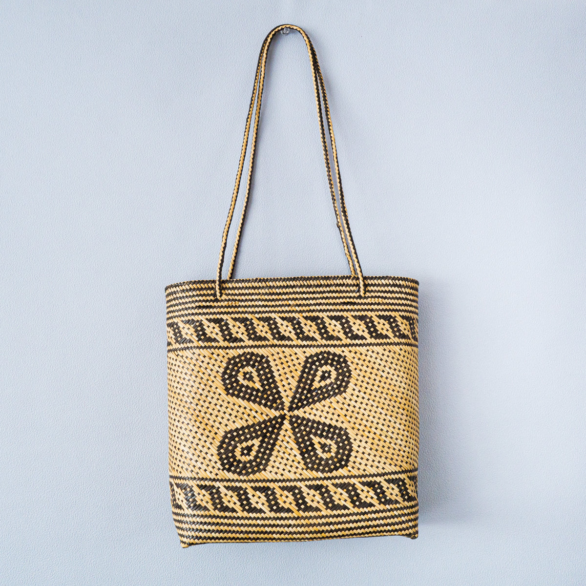 ダヤック族トートバッグ(柄入り)