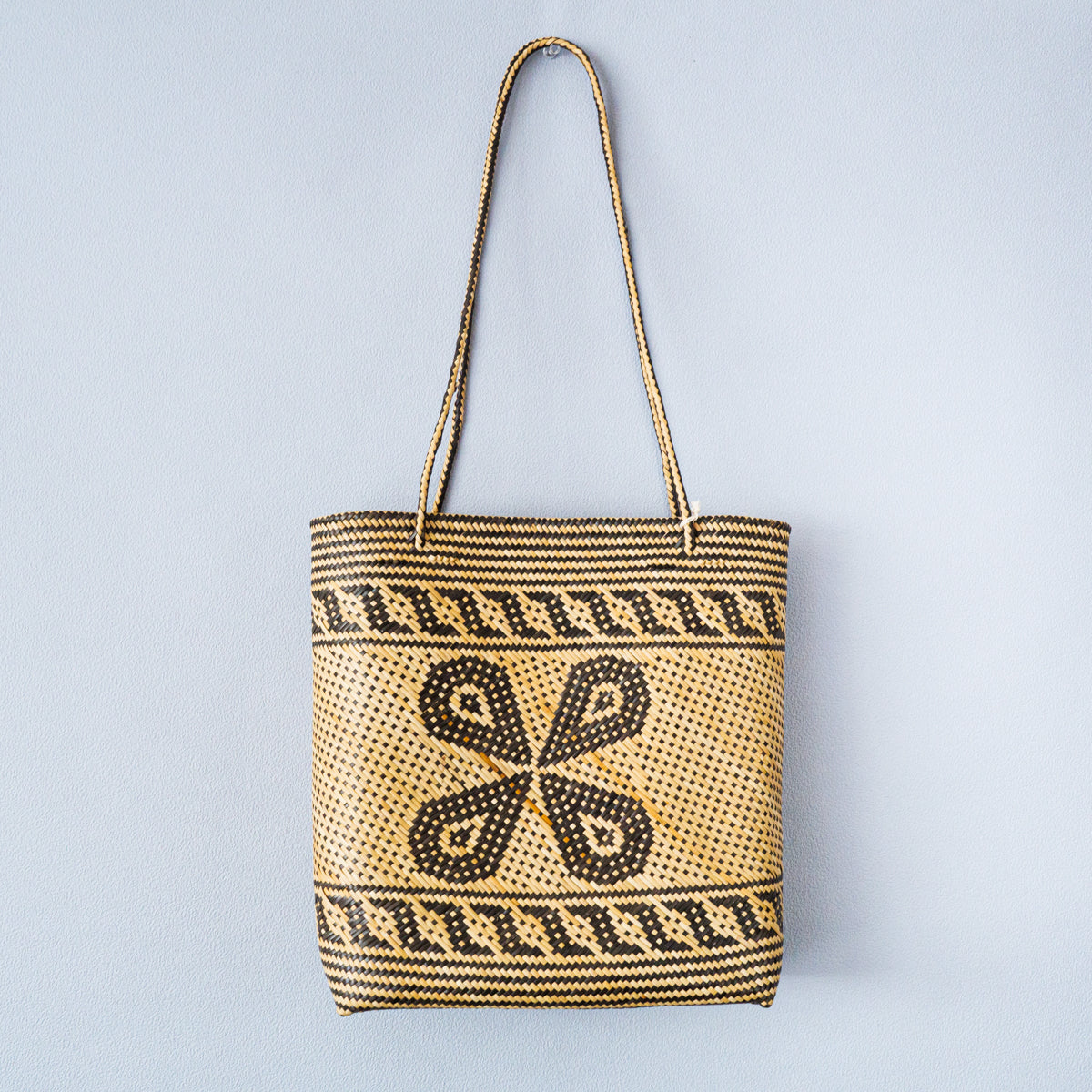 ダヤック族トートバッグ(柄入り)