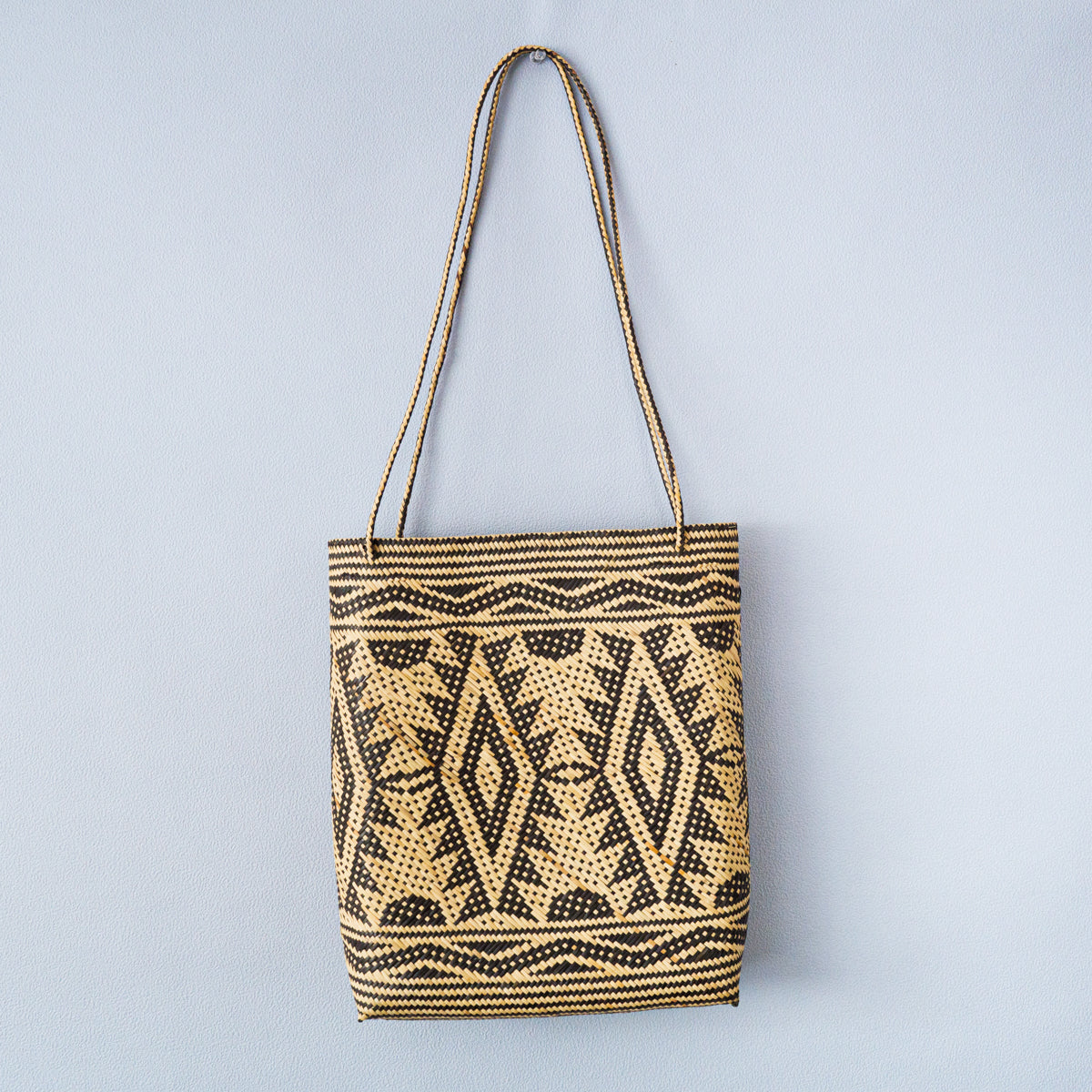 ダヤック族トートバッグ(柄入り)