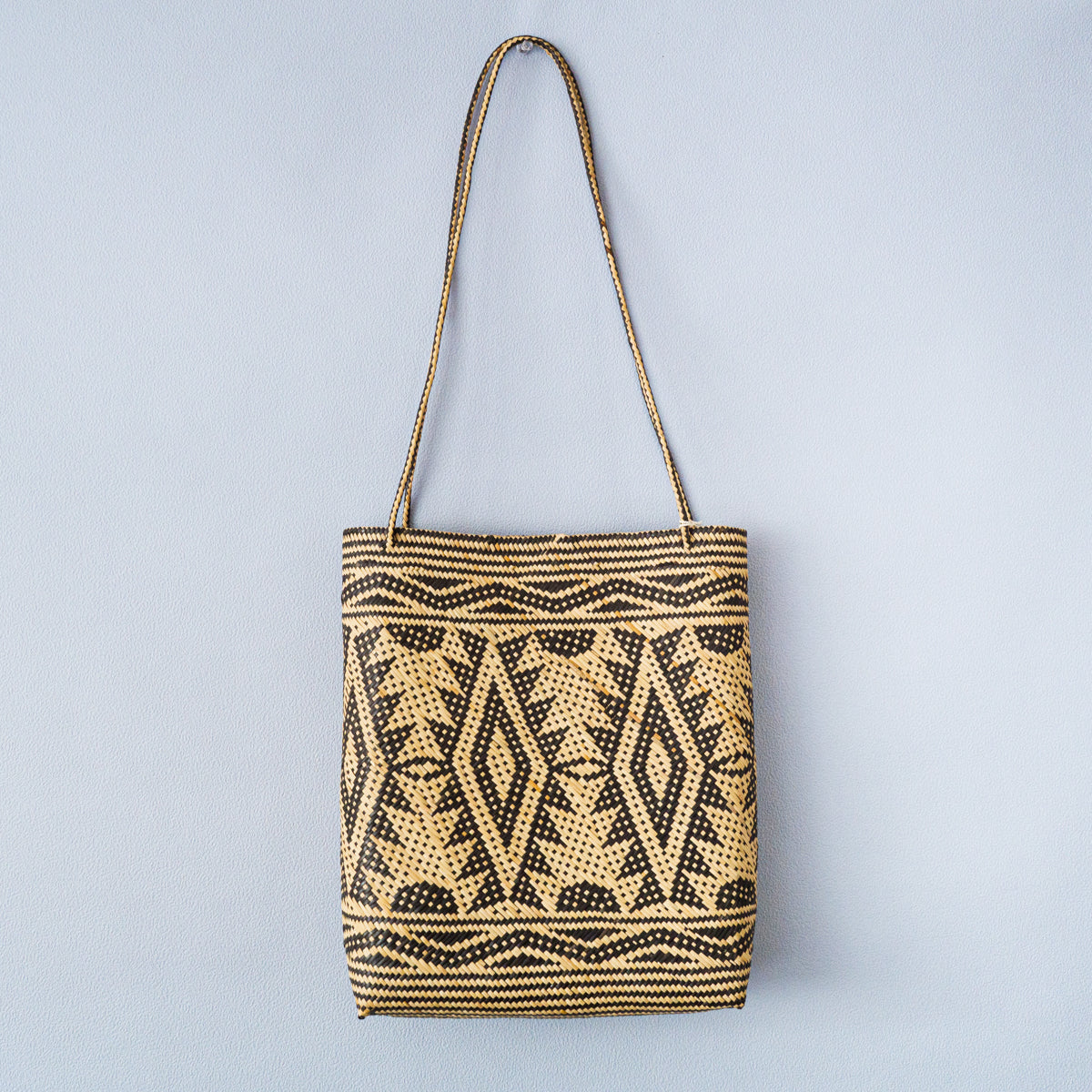 ダヤック族トートバッグ(柄入り)