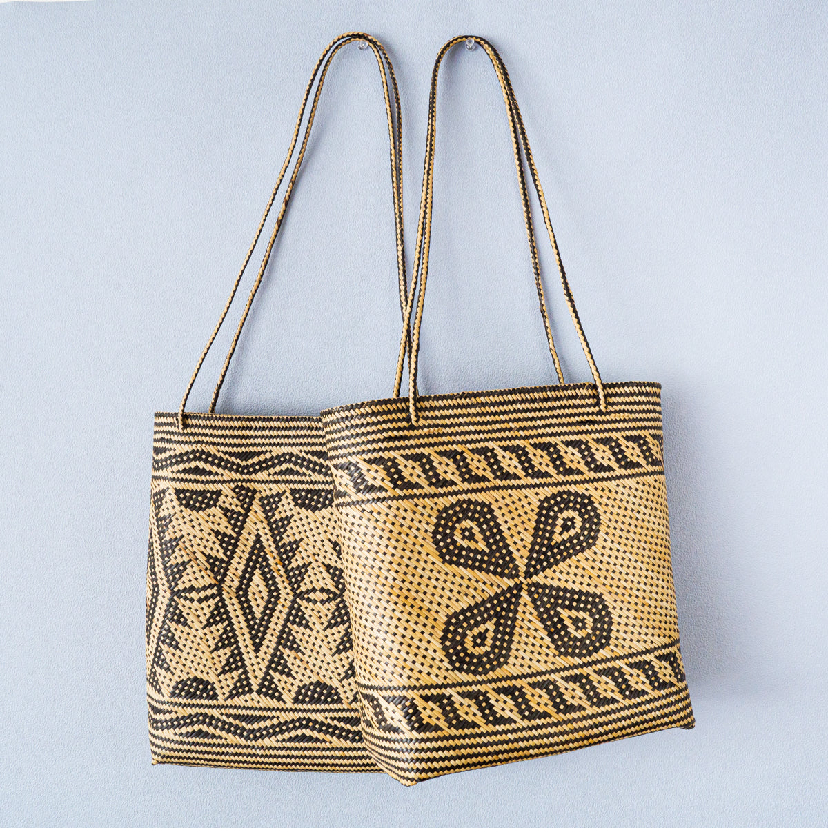 ダヤック族トートバッグ(柄入り)