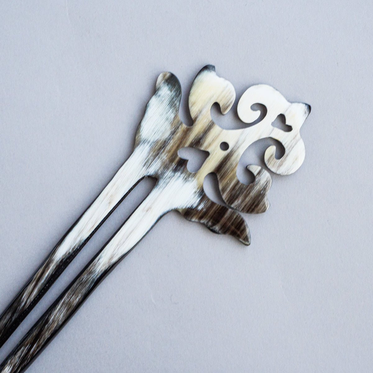 水牛角かんざし(ダブル)